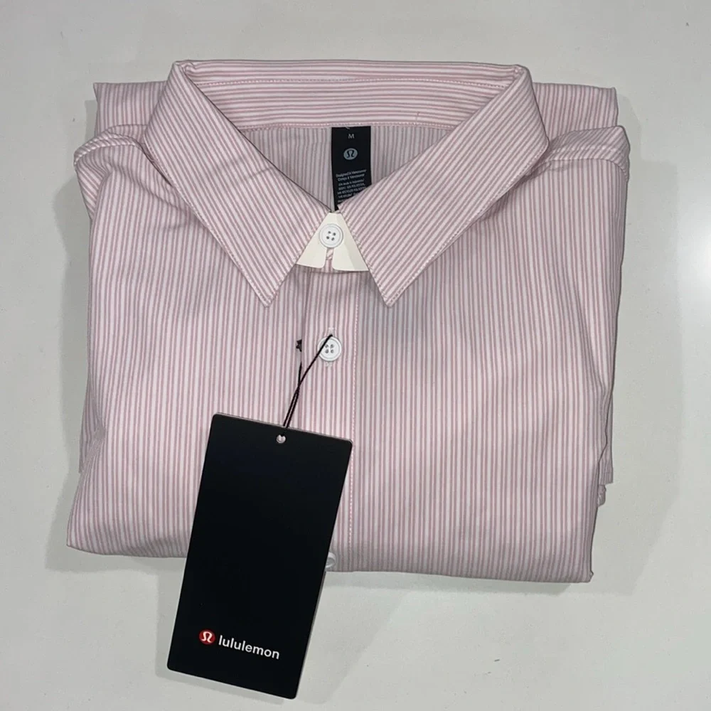 Lululemon Men's New Venture Classic Fit Long‎ Sleeve Shirt NWT Medium